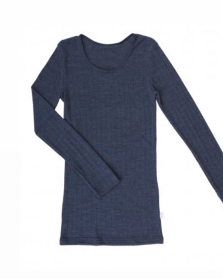 Joha - Emily blouse Uld/silke - Navy