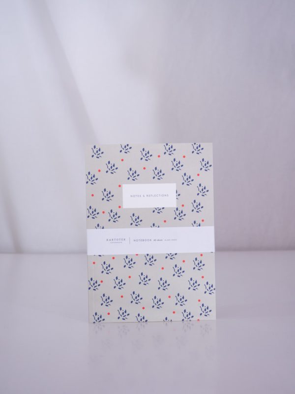 Floral sand notebook small