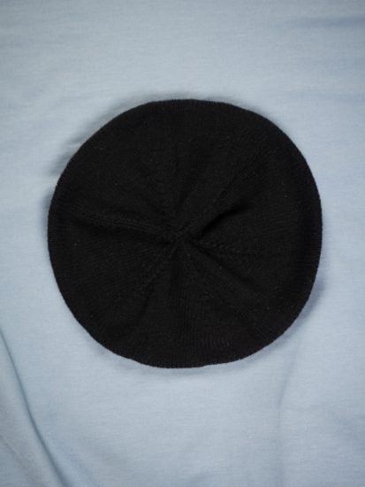 Merino beret black