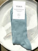 Organic cotton socks – aqua green