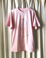 Pastel t-shirt lyserød – Økologisk bomuld