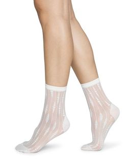 swedish stockings strømper Josefin Drop Socks Ivory