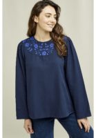Keva Embroidered Top