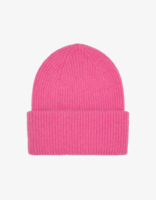 Merino wool hat – bubblegum pink