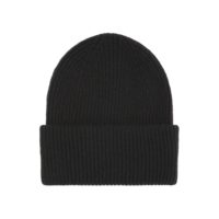 Merino wool hat – black