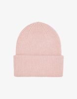Merino wool hat – faded pink