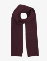 Merino wool scarf – Oxblood red