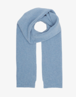 Merino wool scarf – Stone blue