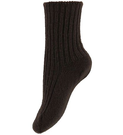 Joha - Wool socks - Dark brown