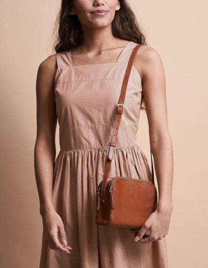 Emily (Leather Strap) - cognac - O MY BAG