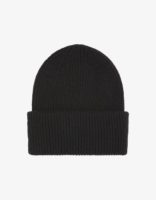 Merino wool hat – Solid black