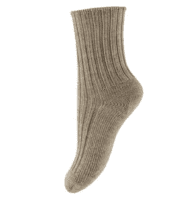 Wool socks BEIGE MELANGE