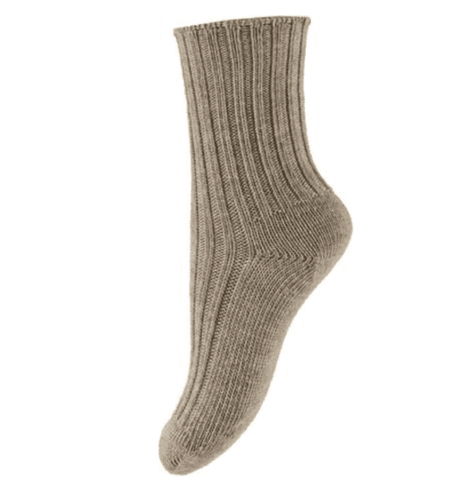 Joha - Wool socks - Beige Melange