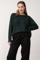 KNIT SWEATER NIEVE FOREST GREEN