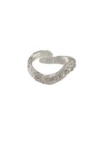 To the moon & back single ring Silver