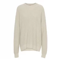 BISSE CHUNKY LAMBSWOOL KNIT SWEATER