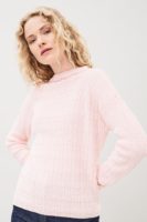 Auri structured knitted organic cotton sweater