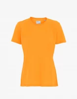 Women light organic tee – sunny orange – Colorful Standard