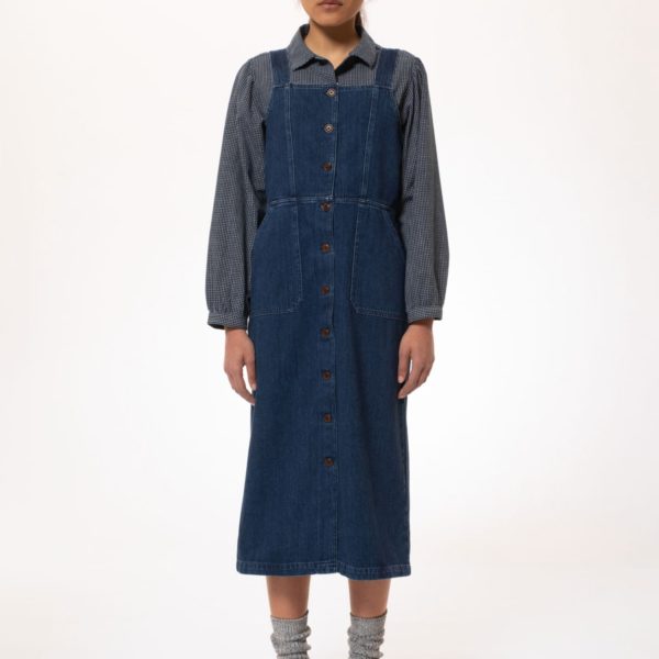 Mona Denim Dress Washed Out Denim - Nudie Jeans