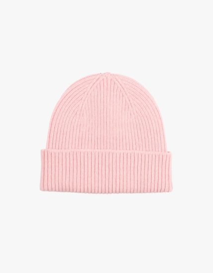 Colorful Standard merinould beanie faded pink