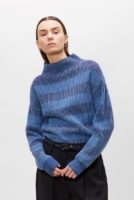 Maska Mitzi Multicolour Lambswool Sweater blue