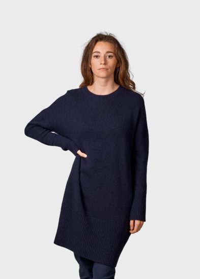 Klitmøller Collective Thea Knit Dress - strikket kjole i Navy