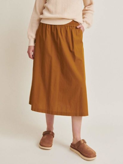 Basic Apparel Tilde Skirt - økologisk nederdel Tapenade