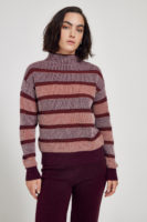 Maska Sweater – Mitzi Wool Sweater Red Noir