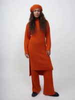 La Femme Rousse – Alpaca Kjole – Carla Dress // Orange Flame