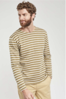 Armor Lux bluse til mænd – Breton striped shirt – Olivia/nature