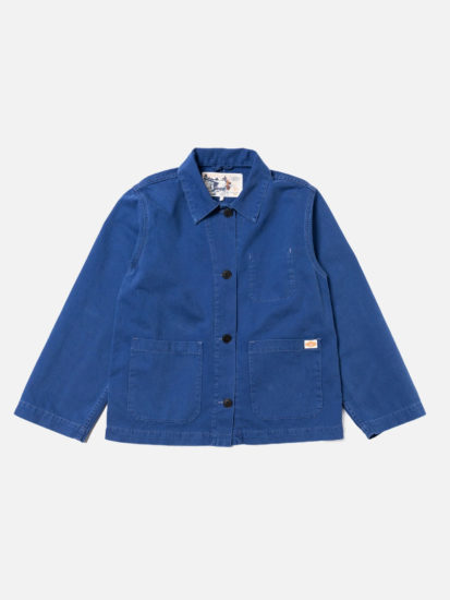 Nudie Jeans Lovis Herringbone Jacket Blue
