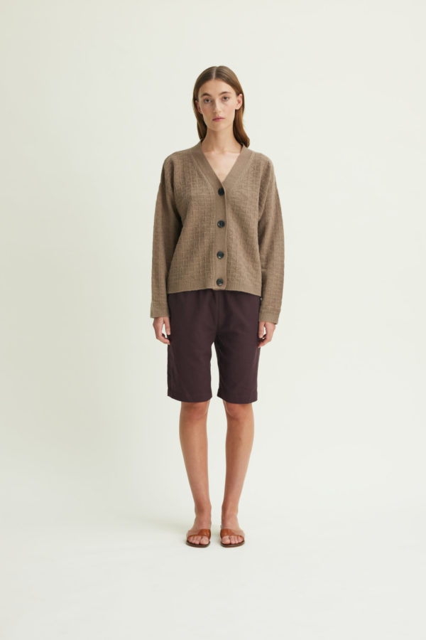 Schulz by Crowd Bea Lambswool Knit Cardigan