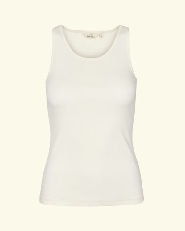 Basic Apparel Ludmilla Tank Whisper White