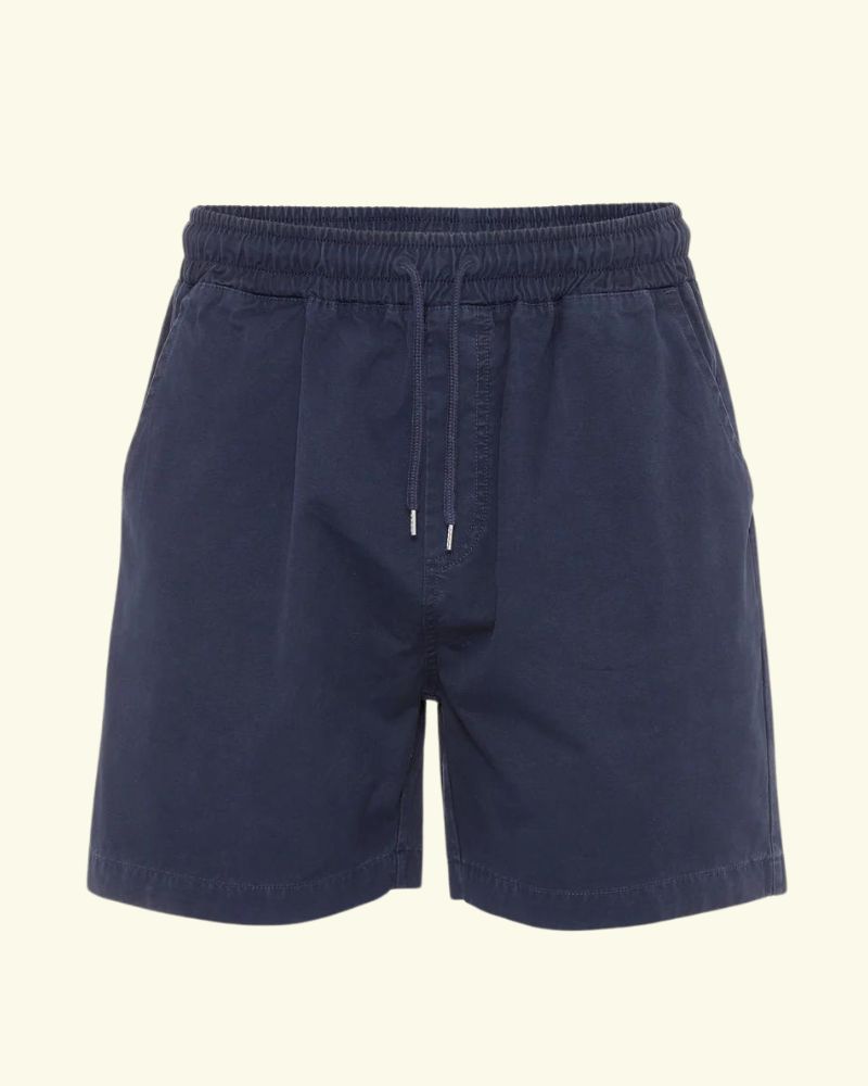 Colorful Standard Organic Twill shorts - Navy Blue - Unisex - Langsamt