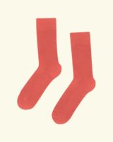 Colorful Standard Women Classic Organic Sock – Bright Coral