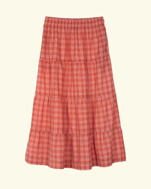 Serendipity Berry Checks Skirt