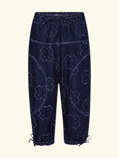 Henrik Vibskov Circle Denim Pants - Dark Needle Punch