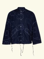 Henrik Vibskov Smiley Denim Jacket – Dark Needle Punch