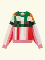 Thinking Mu Grid Philis Knitted Sweater