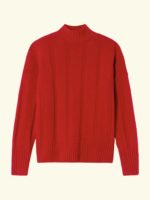 Thinking Mu Red carol Knitted Sweater