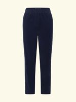 Lanius Corduroy trousers with elastic waistband (GOTS) – Midnight