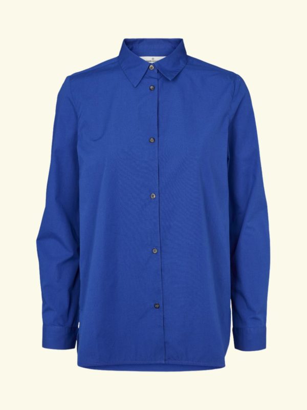 Basic Apparel Vilde Classic Shirt Clematis Blue