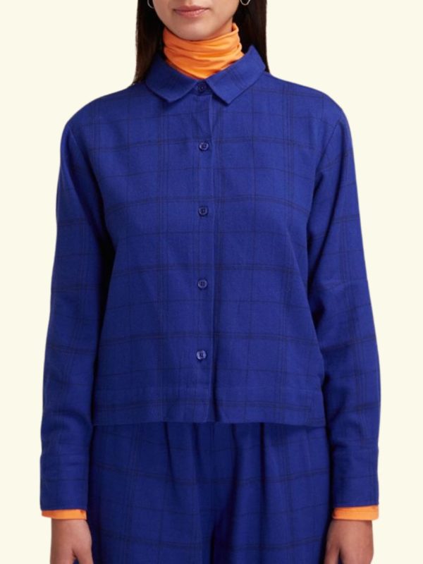 Suite13Lab - Bomuldsskjorte ASTAN SHIRT - Check Blue