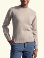 Rifo Edda Women’s Recycled Cashmere Sweater Sand Beige