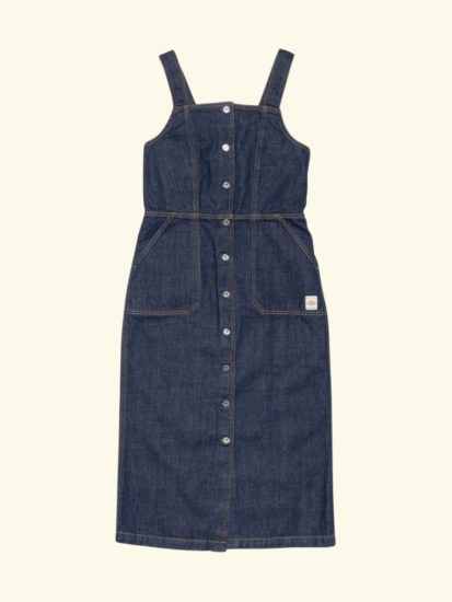 Nudie Jeans Mona Denim Dress 40s Redcast Dark Blue