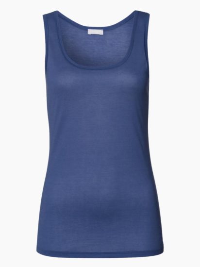 Hanro tank Top - Ultralight Slate Blue